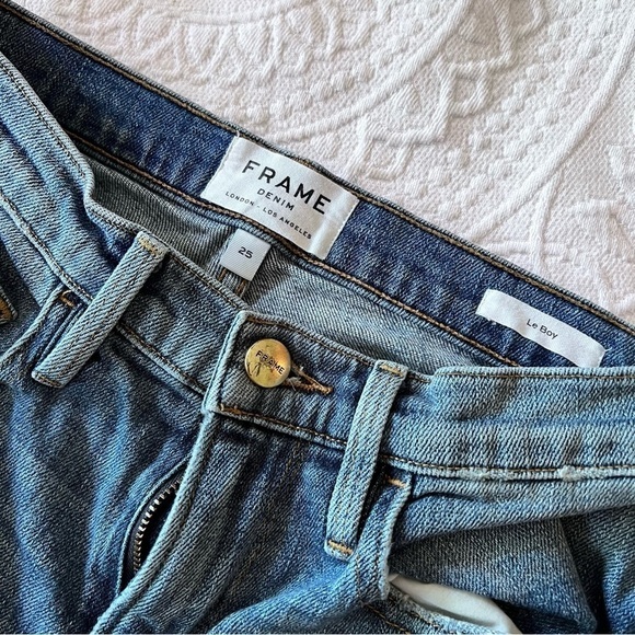 Frame Denim Le Boy Step Hem Jeans - Picture 4 of 6